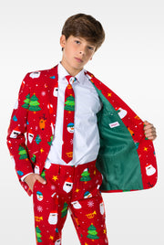TEEN BOYS Festivity Red Tux or Suit