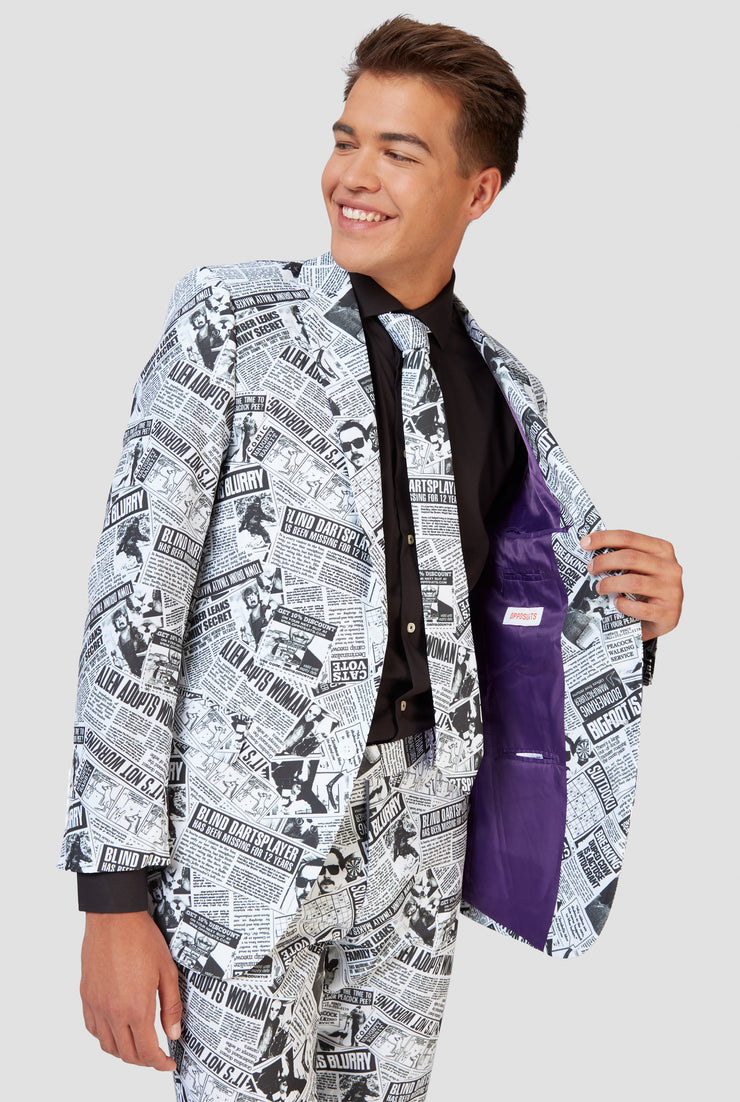 Textile Telegraph Tux or Suit