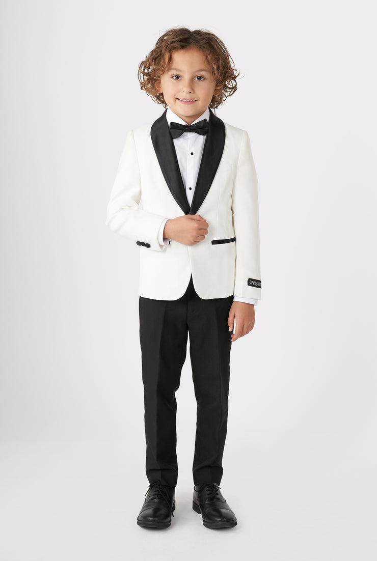 BOYS Pearly White Tux or Suit