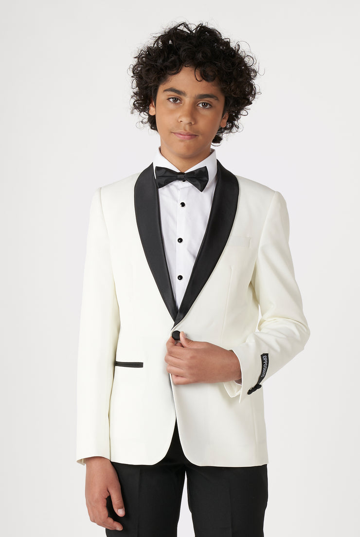 TEEN BOYS Pearly White Tux or Suit