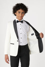 TEEN BOYS Pearly White Tux or Suit