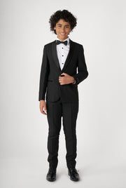 TEEN BOYS Jet Set Black Tux or Suit