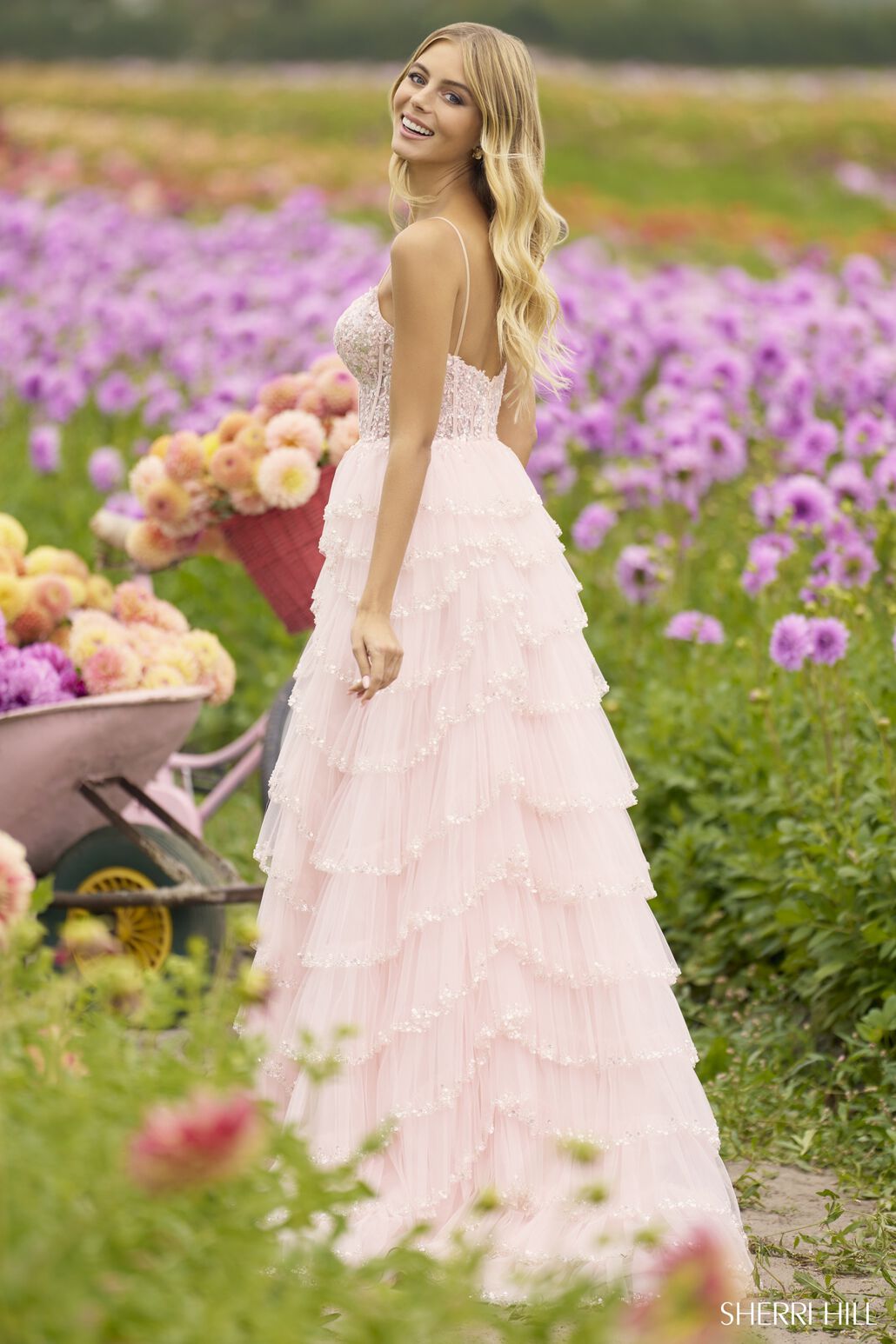 sherri hill blush pink dress Sherri Hill Pink Prom Dresses