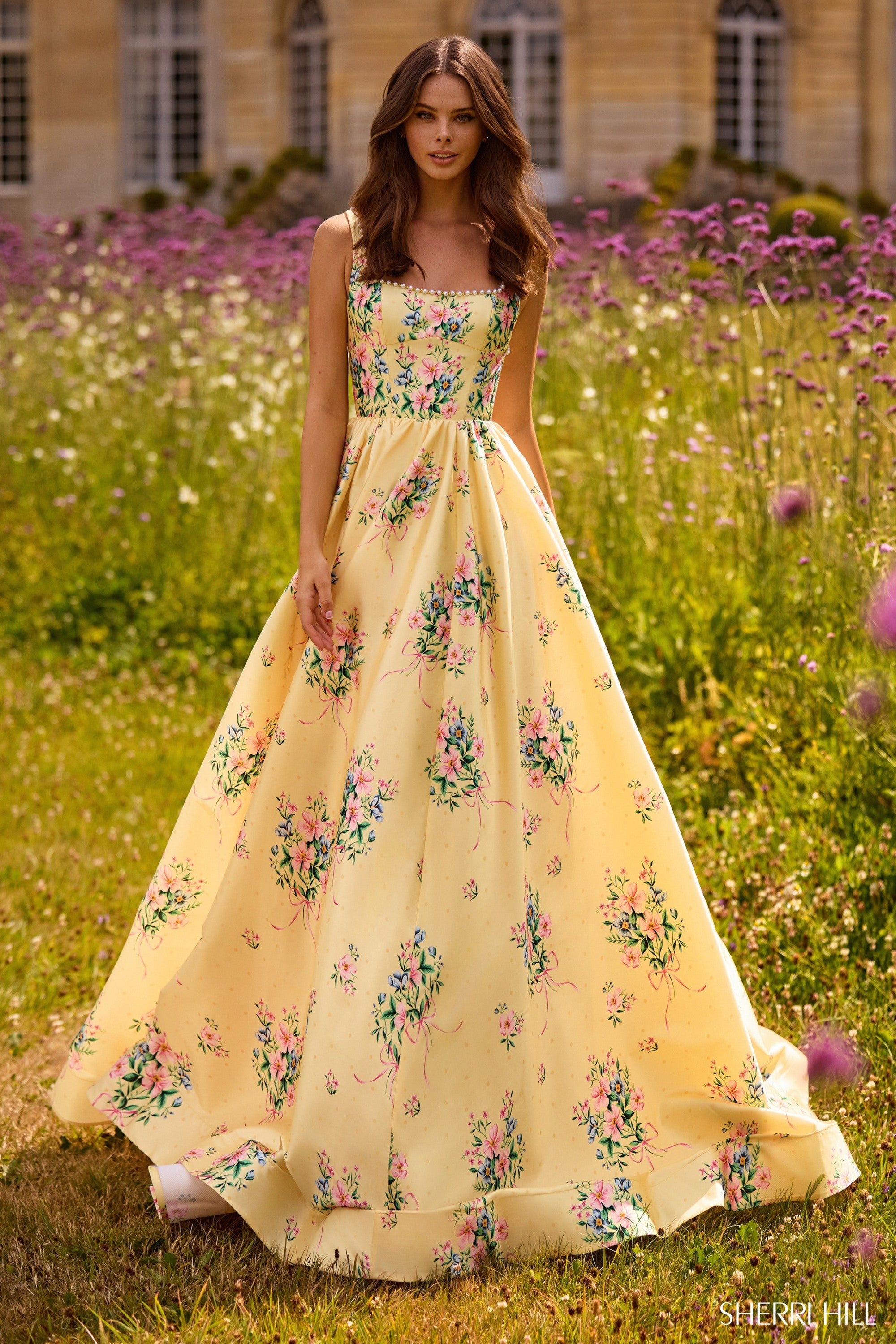 Sherri Hill Prom Dress 57783 - 57783 / Lt. Yellow / 8 Sherri Hill Prom Dress 57783 - 57783 / Lt. Yellow / 8