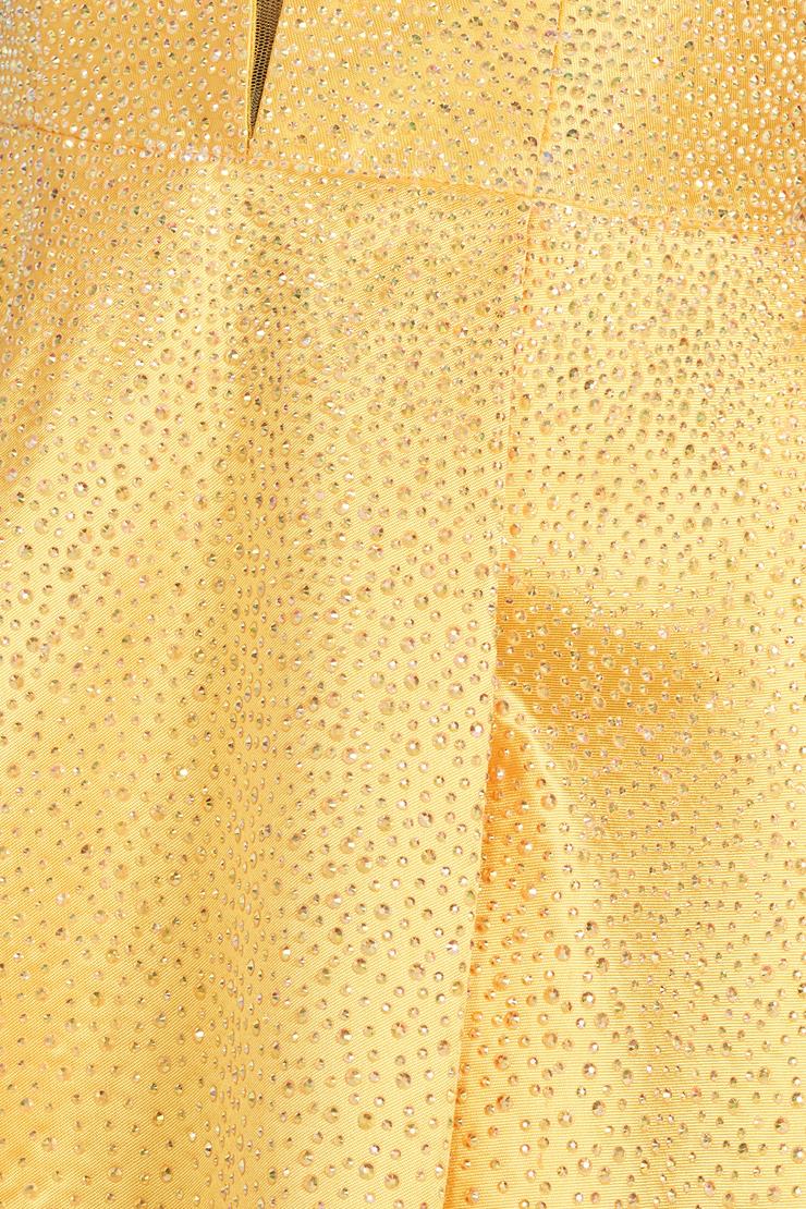 strapless open back dress Ellie Wilde Sunflower Prom Dress at XO by Sophia's EW122021 / Hot Pink / 12